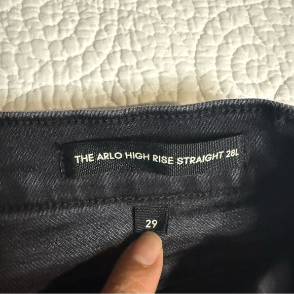 Denim Forum the Arlo High rise Straight Leg Jeans 29 - Picture 12 of 13